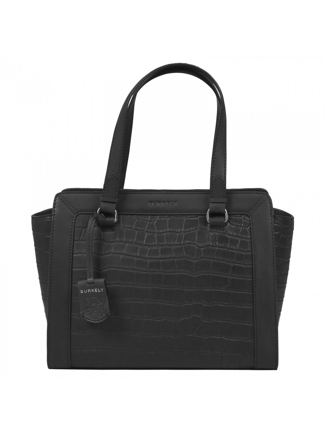 Dámská kožená kabelka Burkely Icone – černá